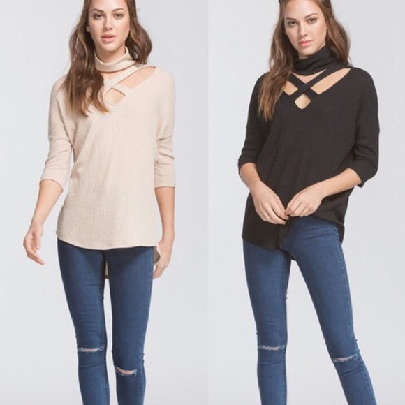 🏷Sale Wafer Cross Knit Taupe - Picture 5 of 5